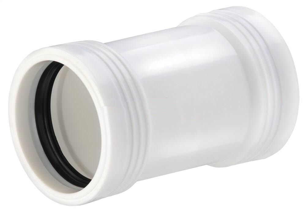 DOBBELTMUFFE WAVIN 40MM HVIT