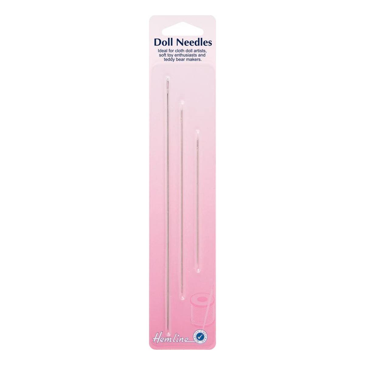 Hemline Doll Needles 3 Pack