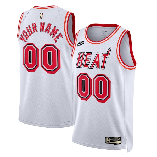 Miami Heat Nike Unisex 2022/23 Custom Swingman Jersey - Classic Edition - White