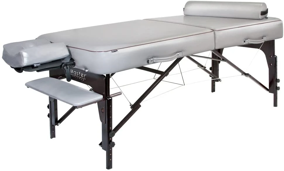 30�测�� Massage Table Package with 3�测�� Memory Foam,Dove Grey