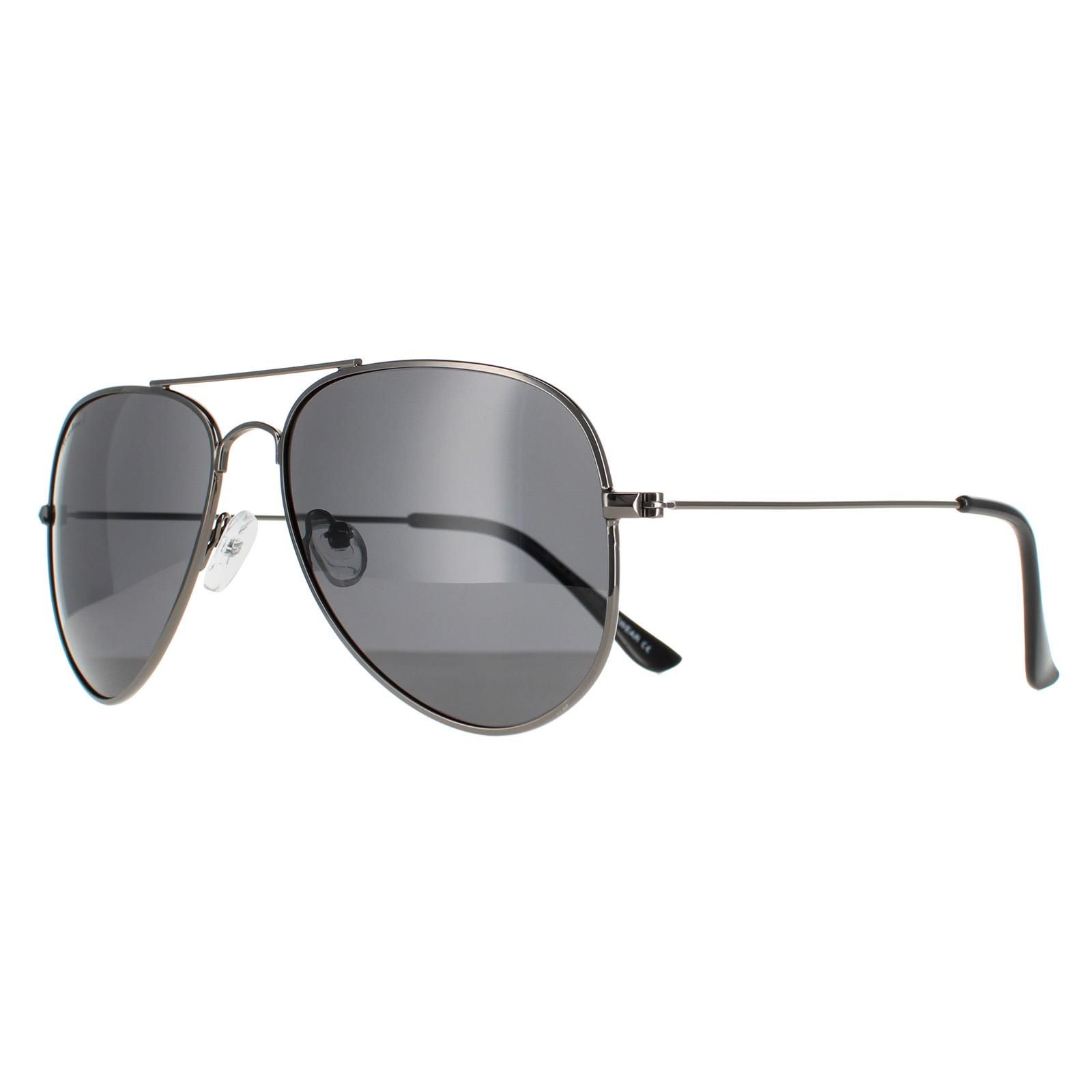 montana Aviator Gunmetal Smoke Grey Polarized MP94 Sunglasses