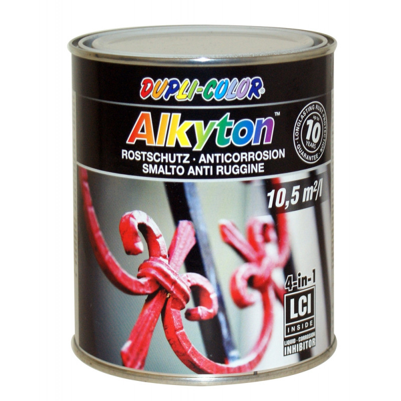 Peinture anticorrosion Alkyton aspect ferronnerie Or 0,75 L DUPLI-COLOR