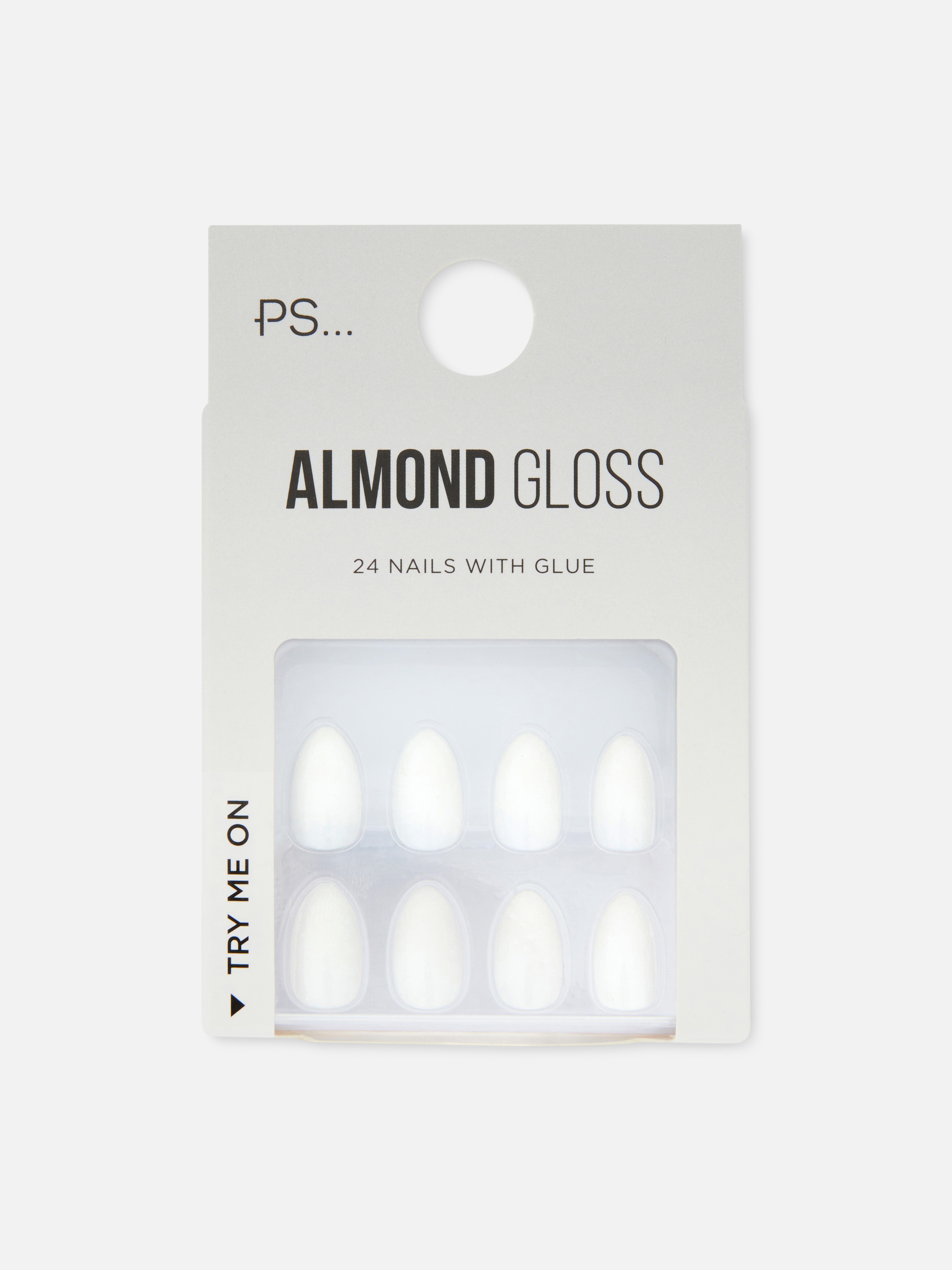 PS... Almond Gloss Faux Nails