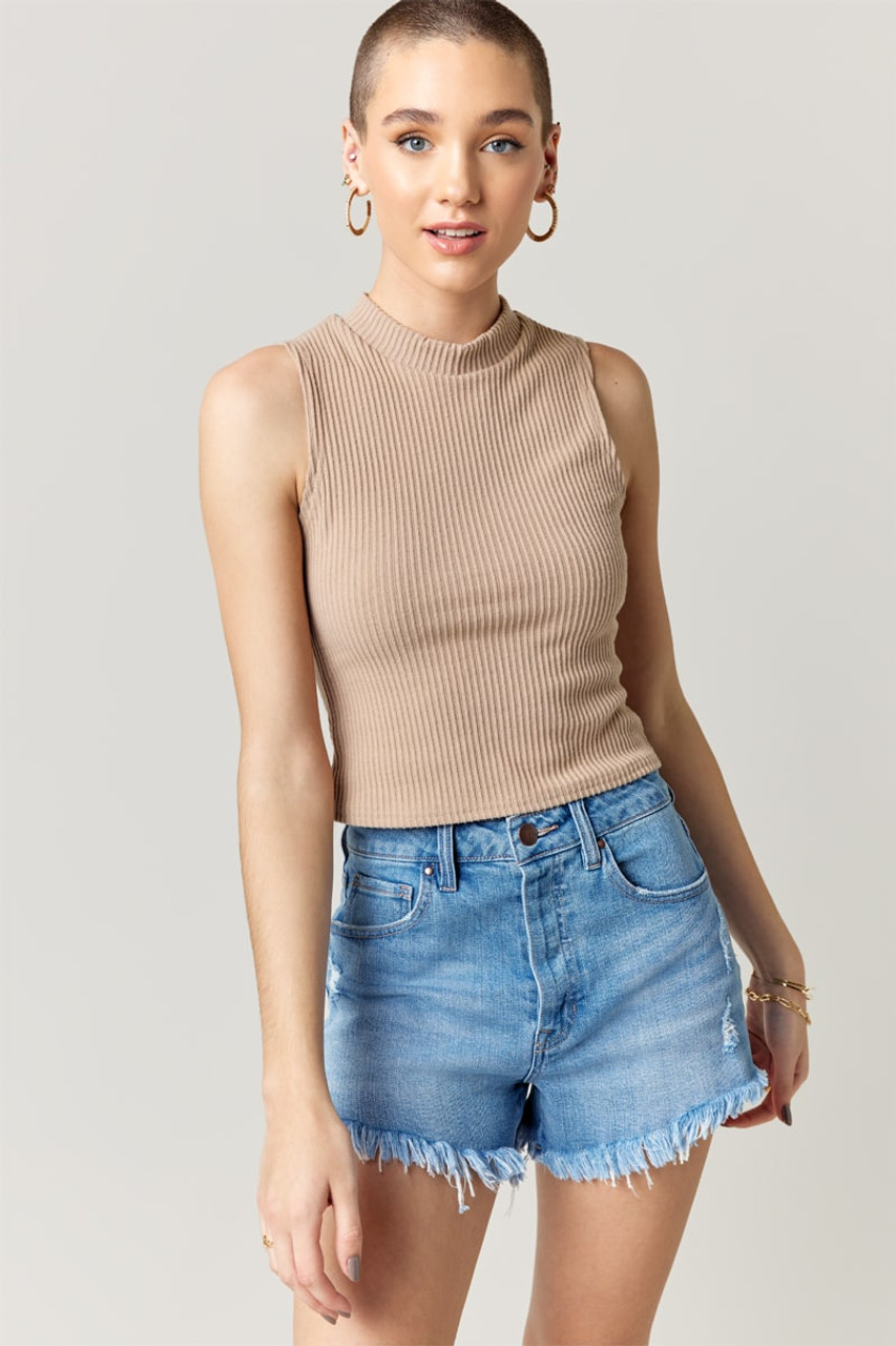 Jen Ribbed Tank Top