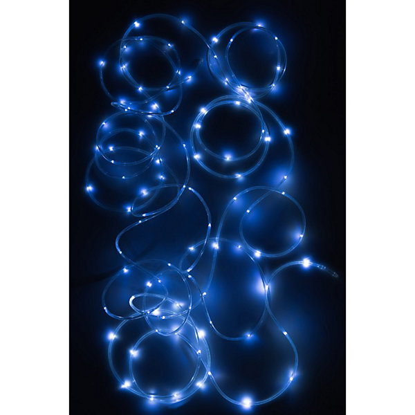 Guirlande lumineuse en plastique blanc 10m