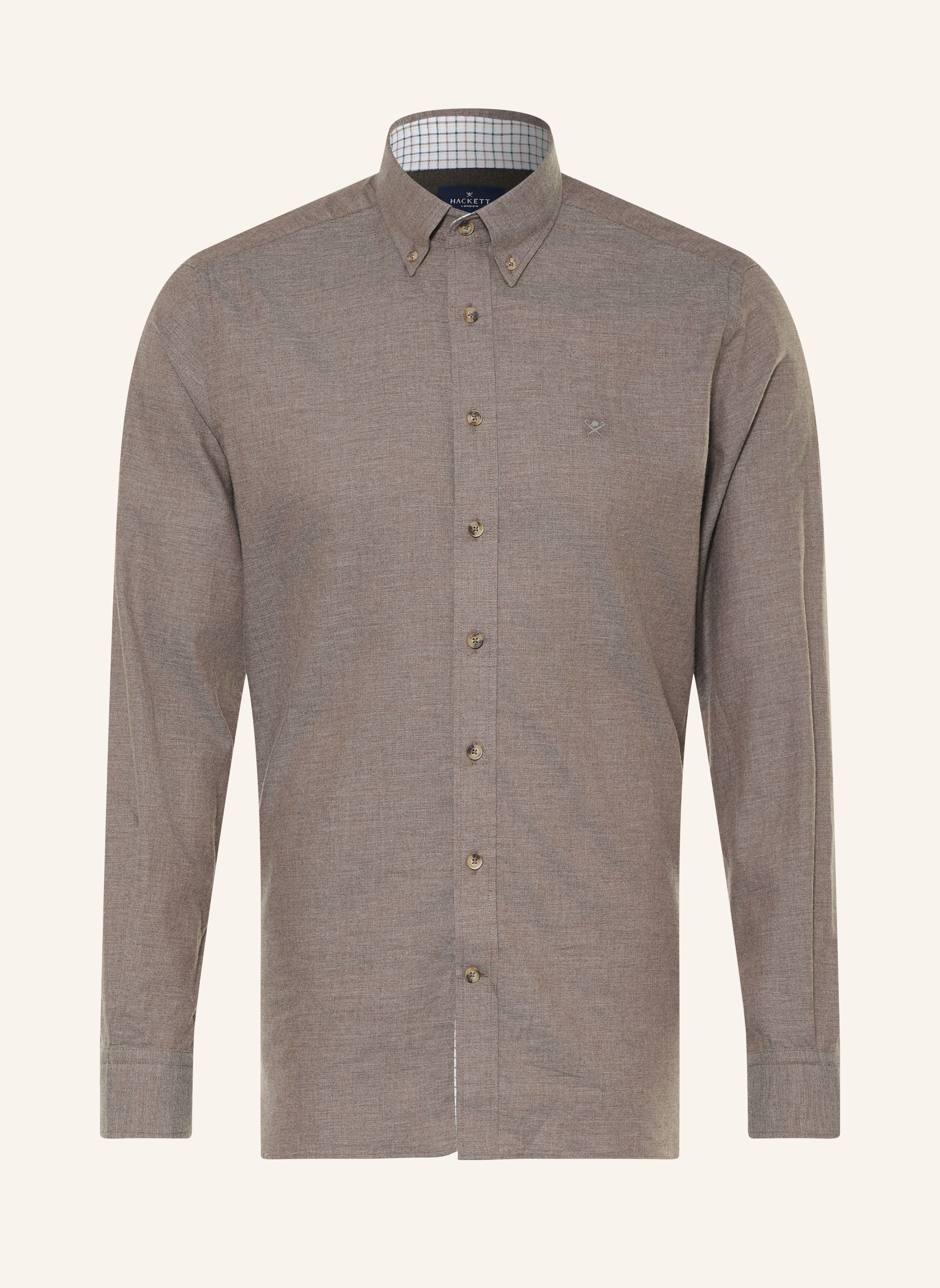 HACKETT LONDON Flanellhemd Tailored Fit