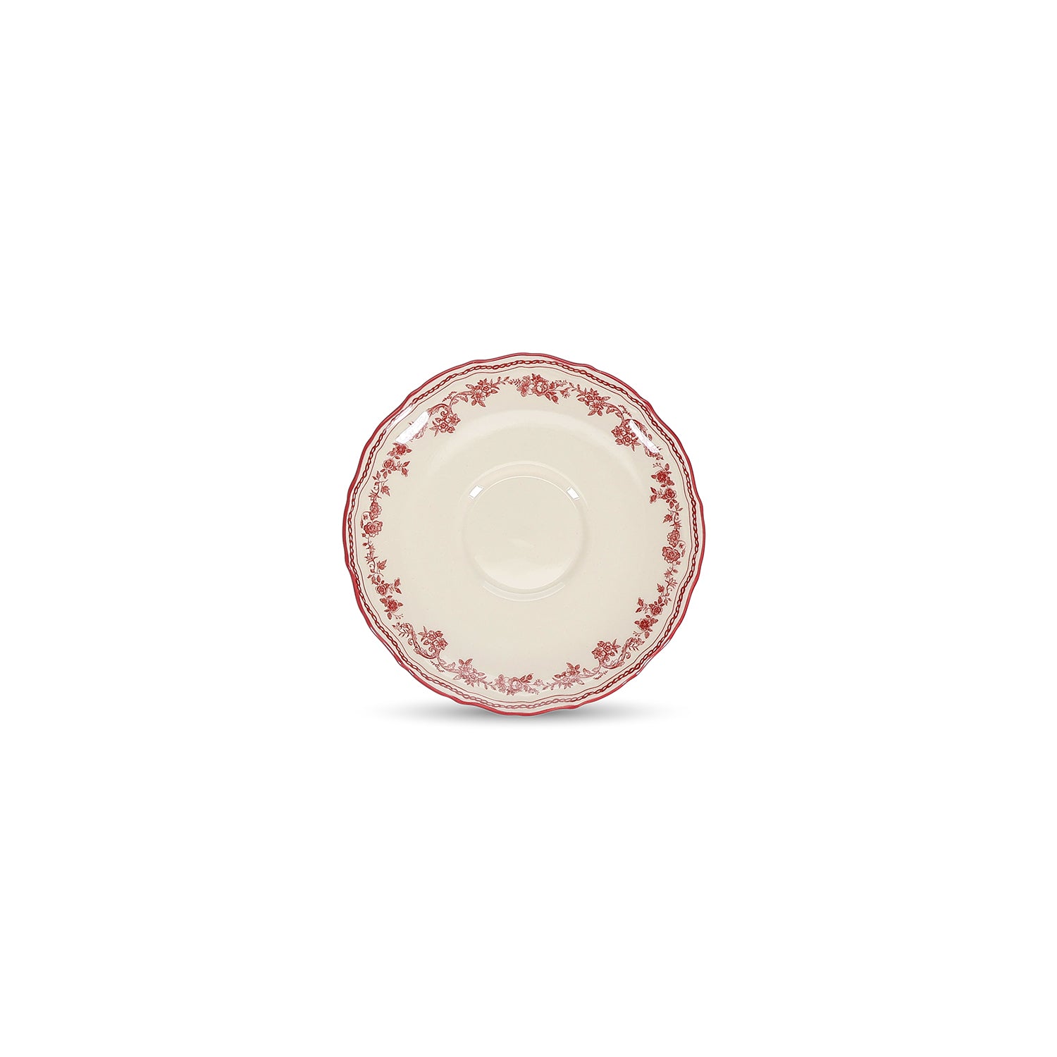 S|P Collection - Schotel 15,5cm burgundy Cyril - Set van 4
