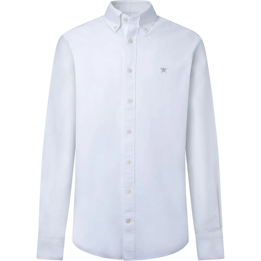 Hackett Washed Oxford Tailored Fit long sleeve shirt