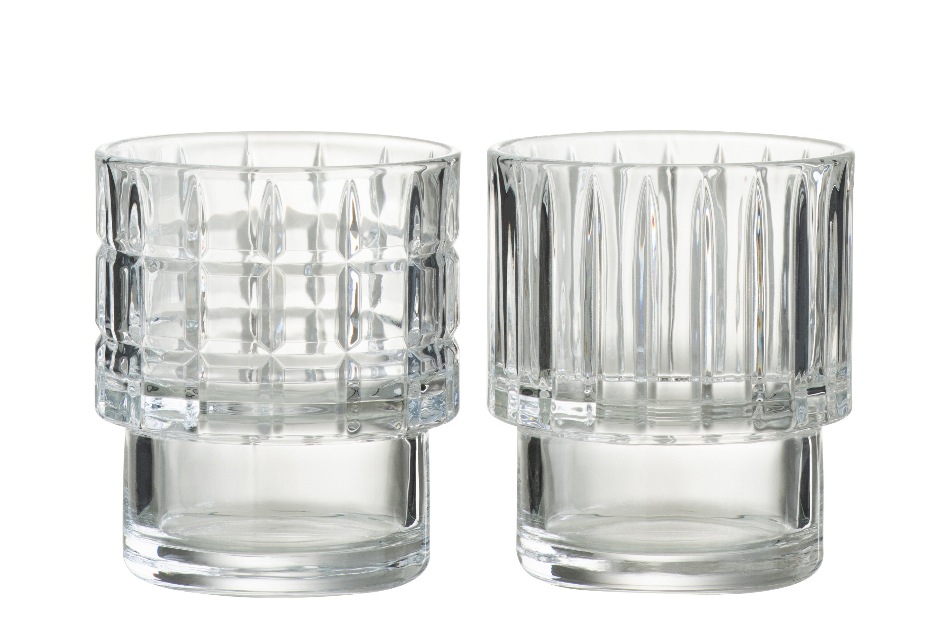 J-Line glas Whisky Duet - glas - giftbox - 2 stuks