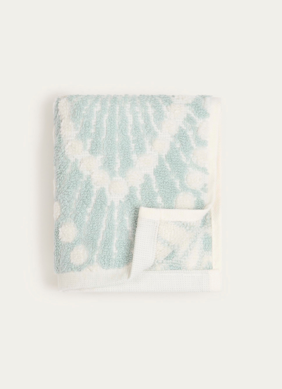 SERVIETTE INVITÉ SERENA EN JACQUARDBLEU CLAIR