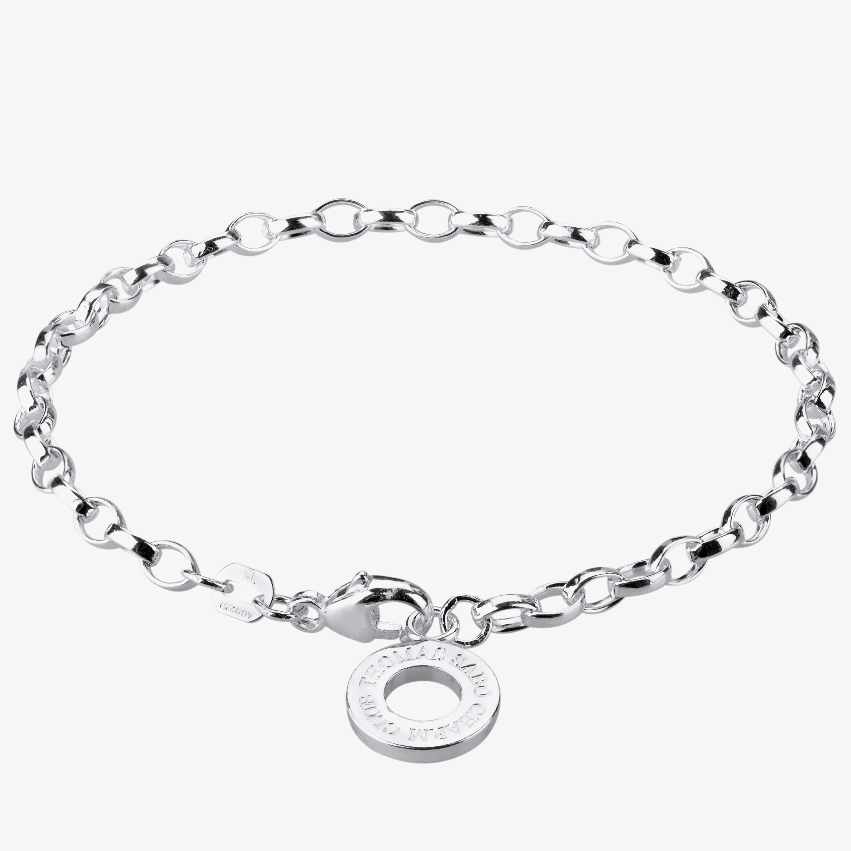 THOMAS SABO Silver 16cm Belcher Chain X0163-001-12-S