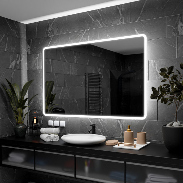 Lustro Podświetlane Led Osaka-70Cm, 50Cm