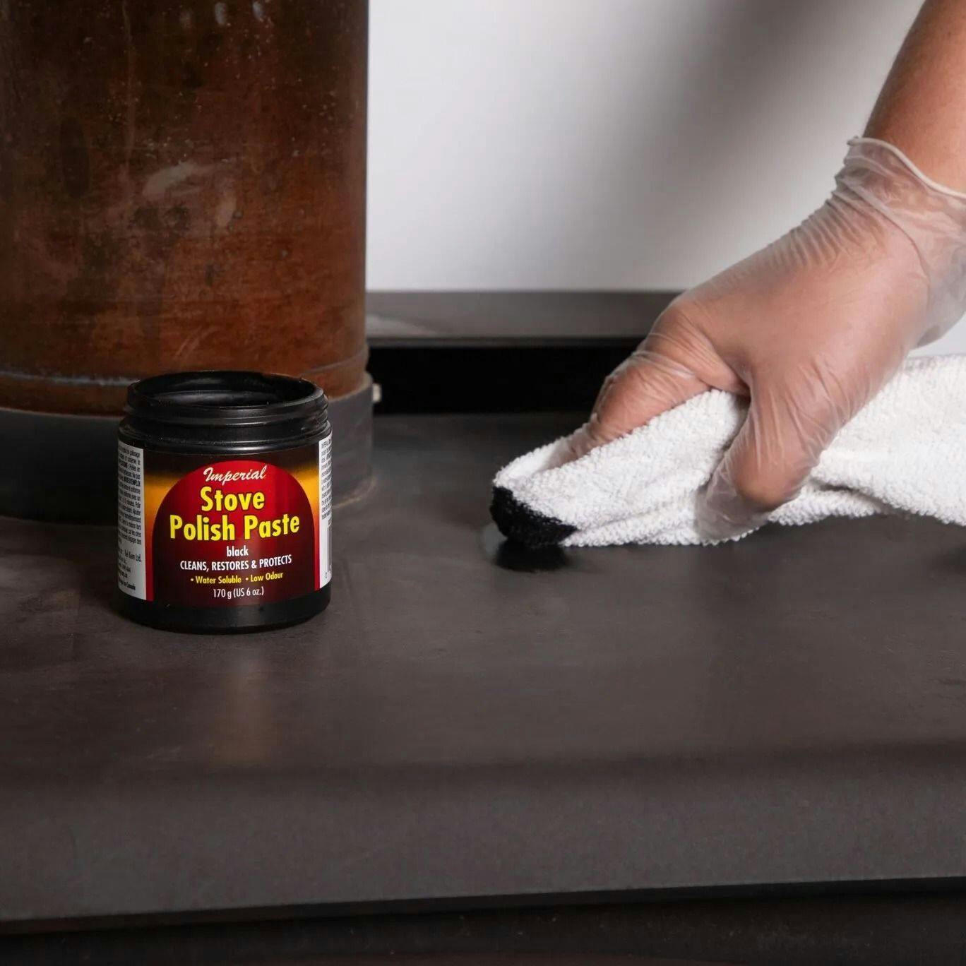 Imperial Timber Hard Metal Stove Polish, Low Odour, 170g