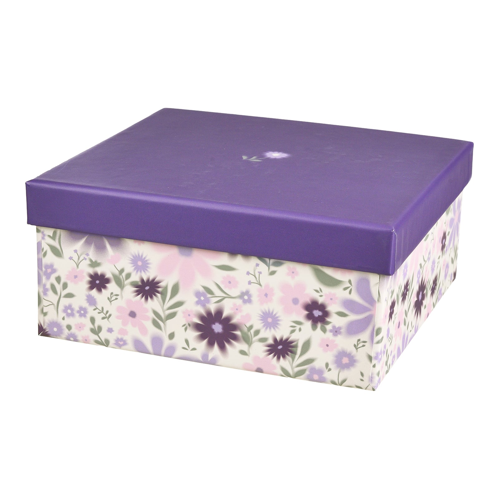 Geschenkbox Flora Violett,B 170 x H 80 x T 170 mm