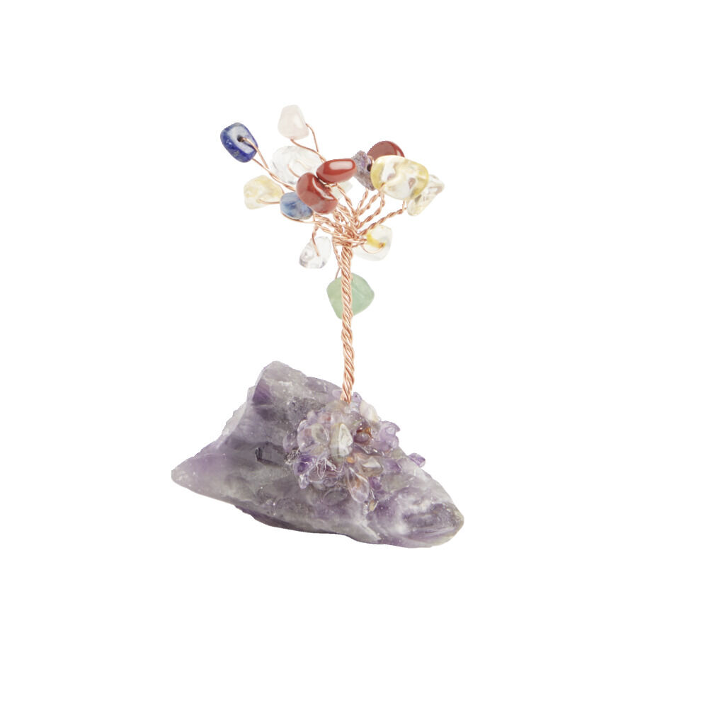 Arbre de vie en pierre naturelle sur Druse H8cm - 2 modèles