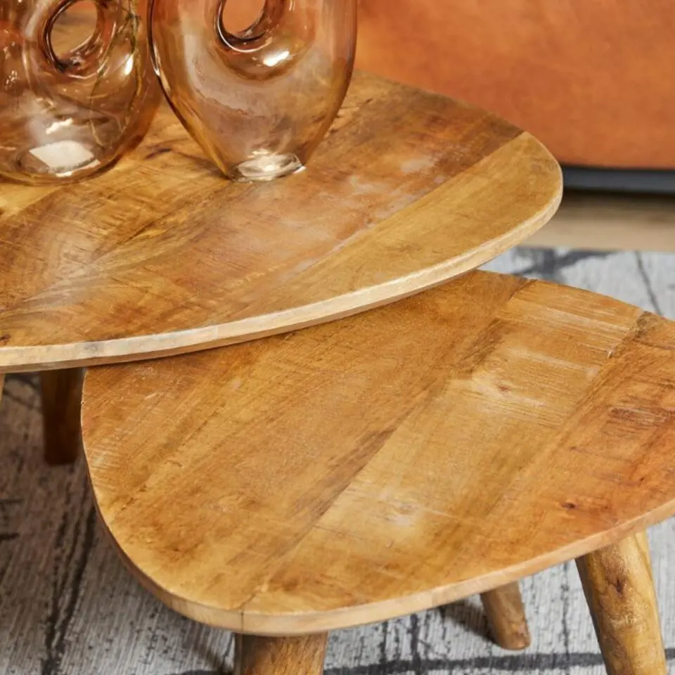 Furndea Salontafel Mano set van 2 50x50x40cm, 60x60x45cm