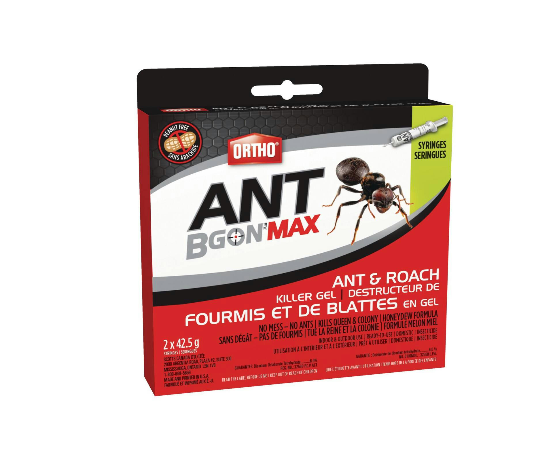 Ortho® Ant B Gon® Max Indoor/Outdoor Ant & Roach Killer Gel, 84-g
