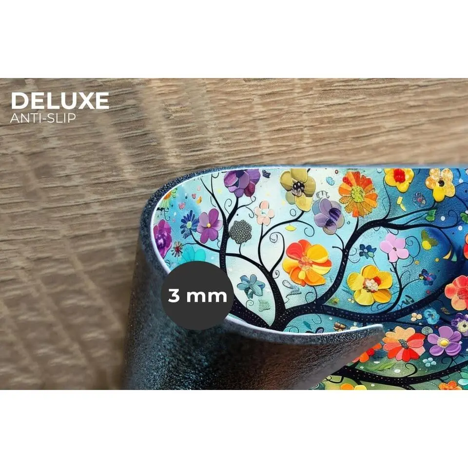 MuchoWow Placemat (6stuks) 45x30cm Boom Kleurrijk Bloemen