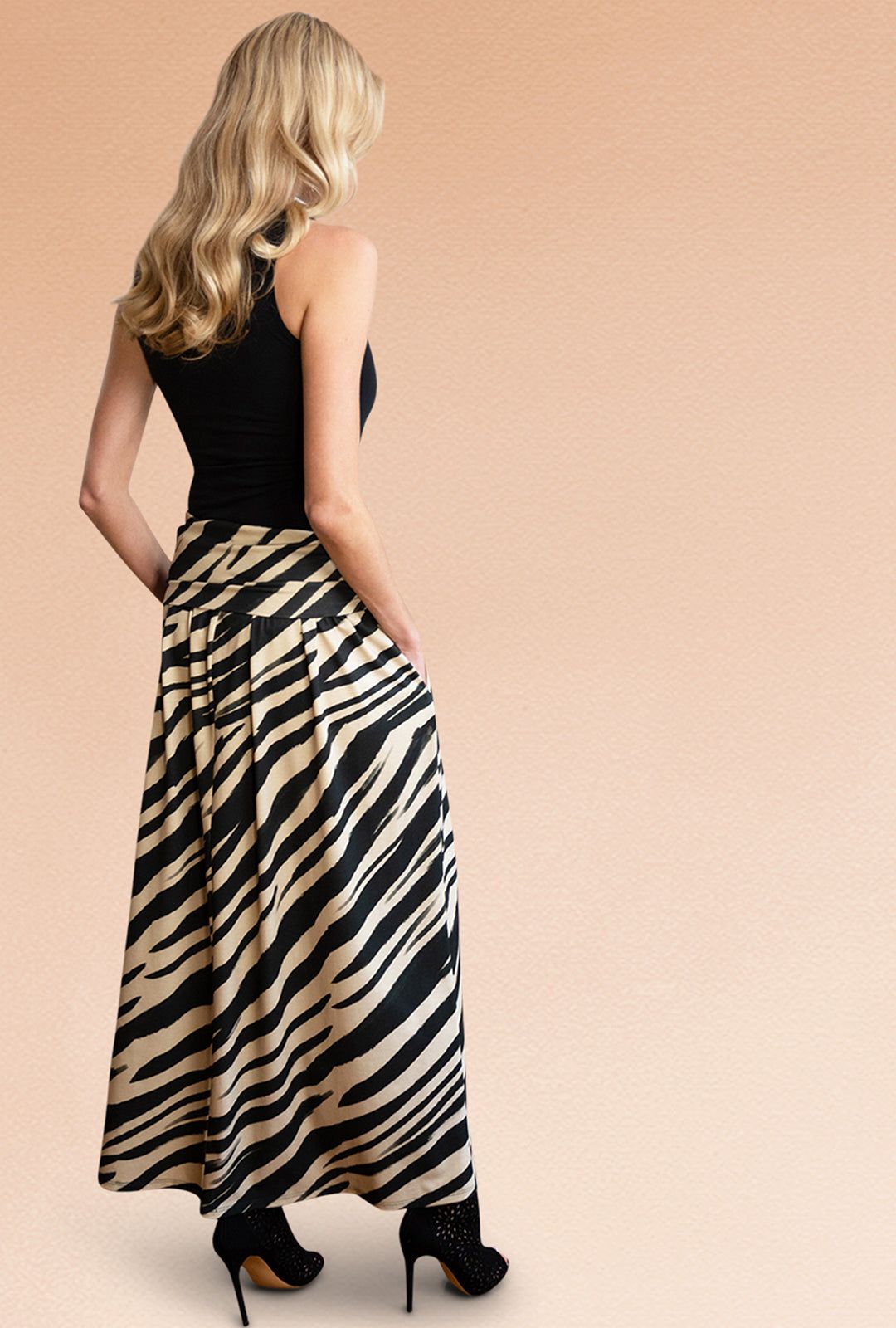 Hot Squash Boho Maxi Skirt
