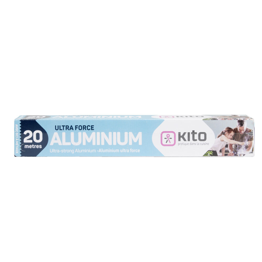 Rouleau d'aluminium ménager de 20m