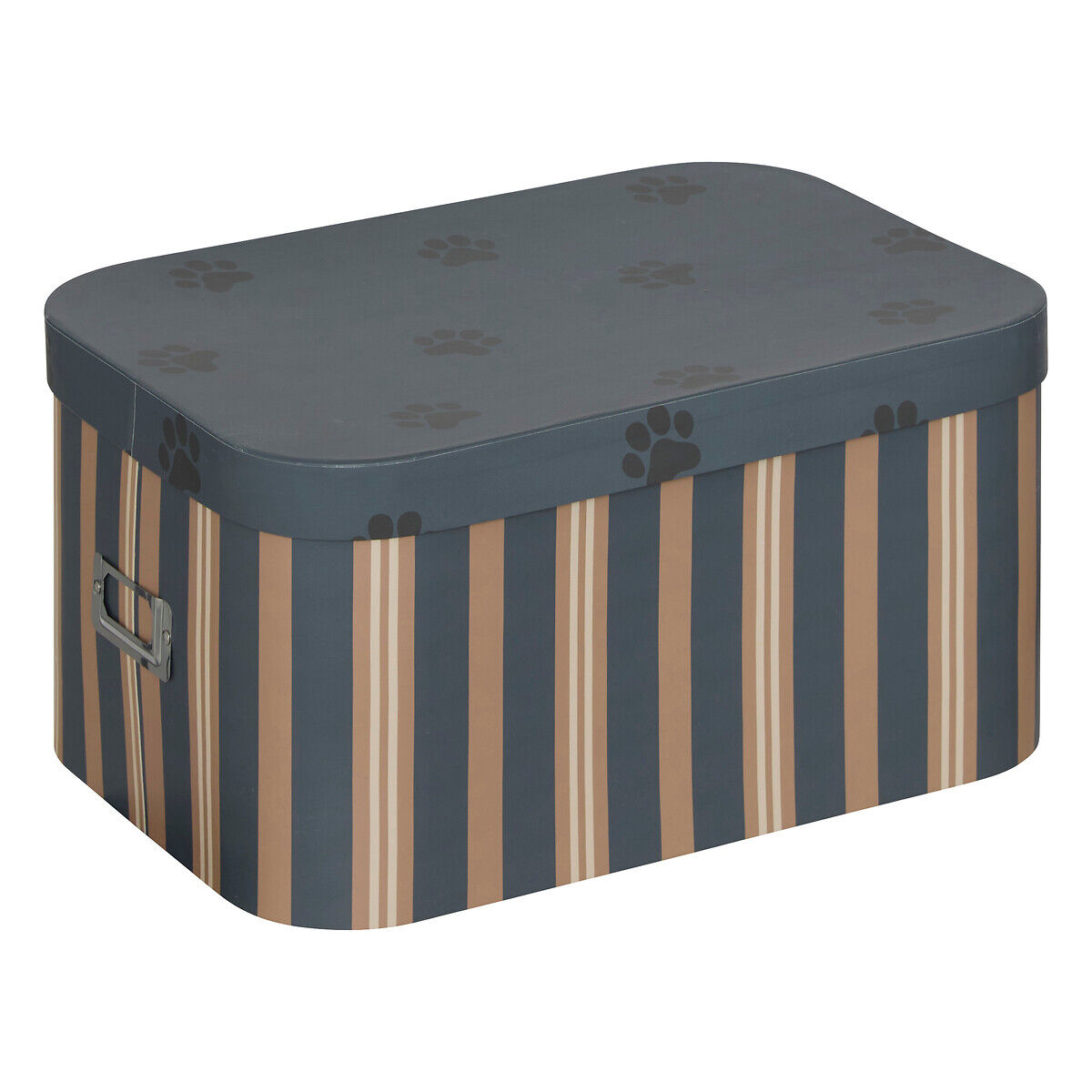 Caixa de arrumação riscas em cartão