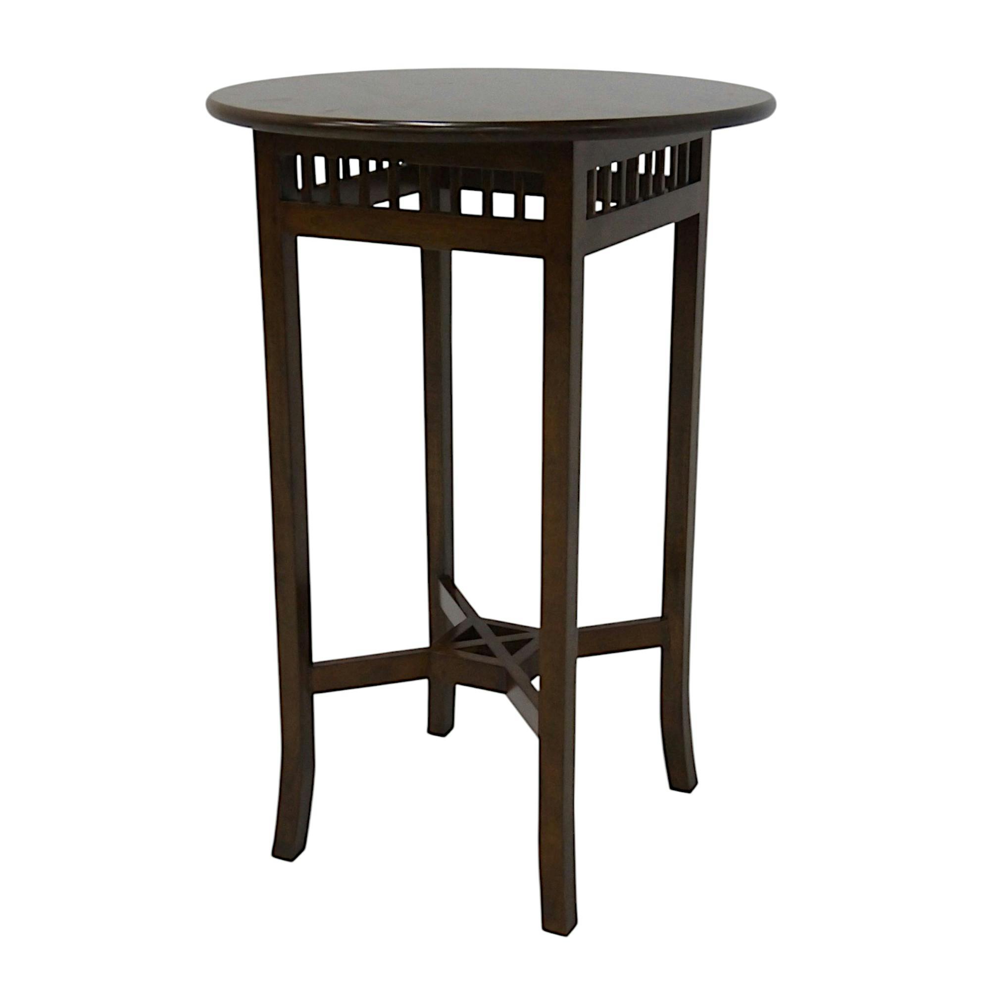 Table de Bar Hévéa pieds croisés D70xH110cm MAORI