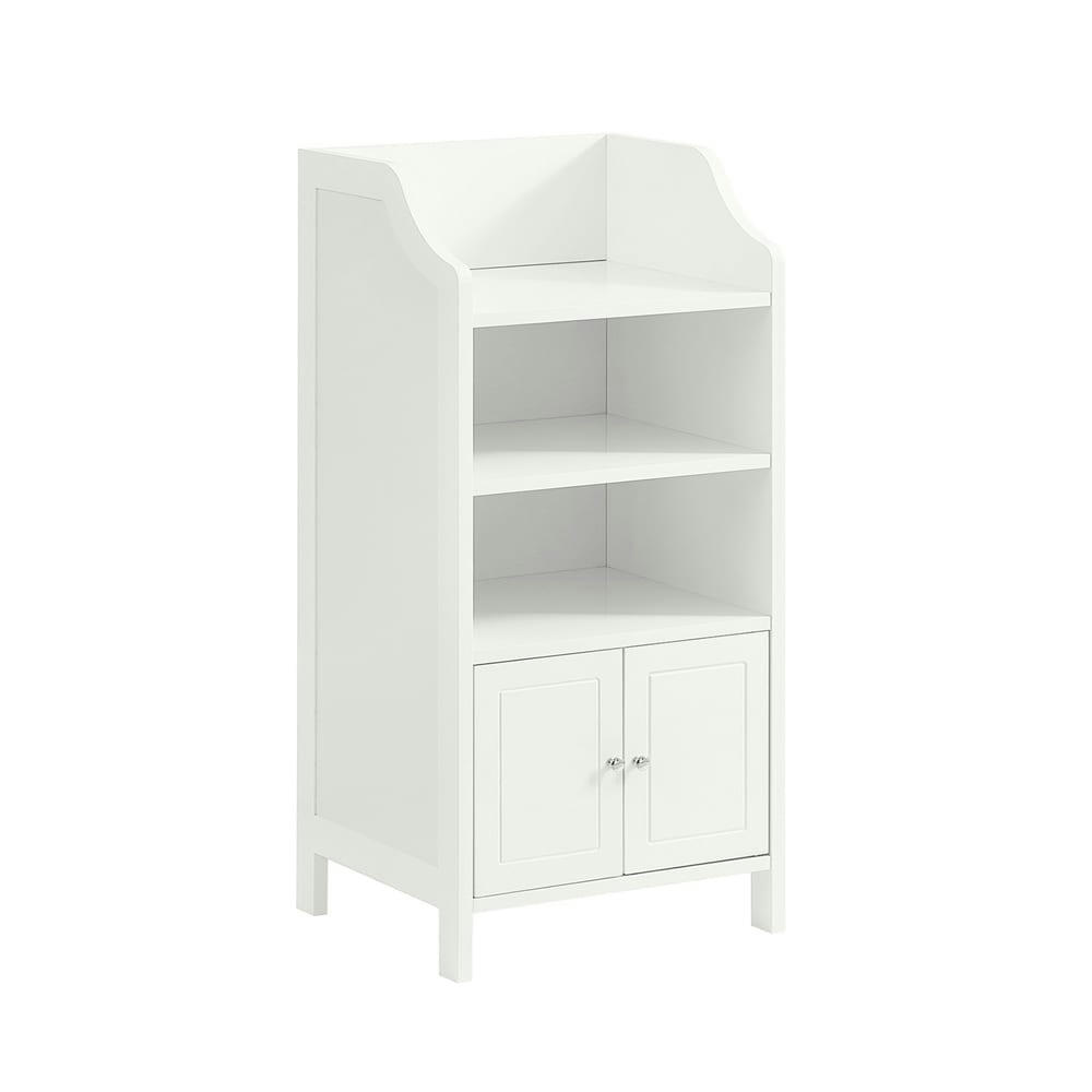 - Meuble sous vasque effet bois blanc