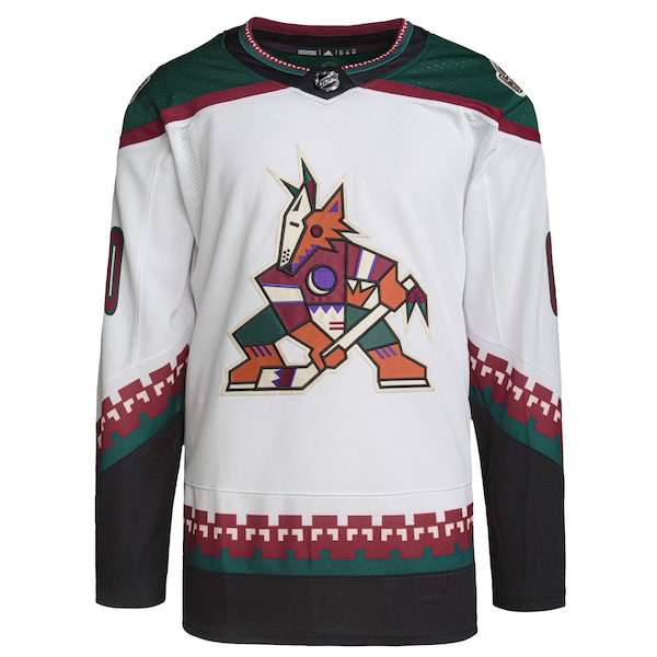 Arizona Coyotes adidas    Primegreen Authentic Custom Jersey - White