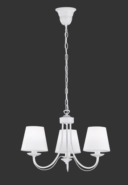 Lampa wisząca biała CORTEZ 3xE14x28W wym: 150x52x52 cm Trio