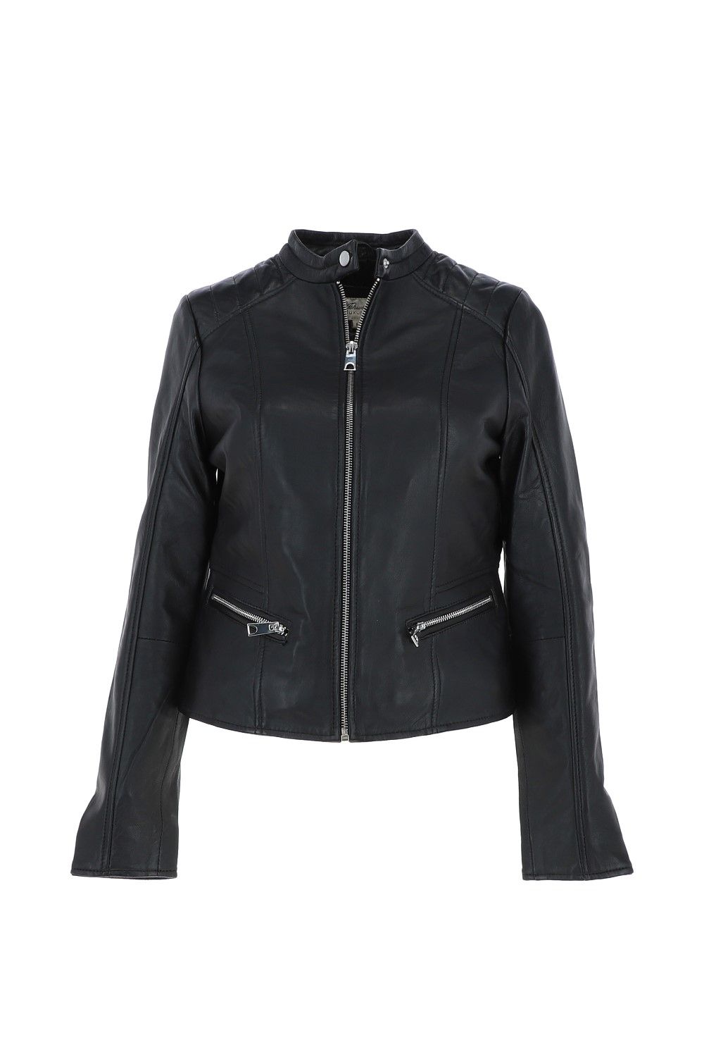 Ashwood Leather Serefina' Real Leather Biker Jacket