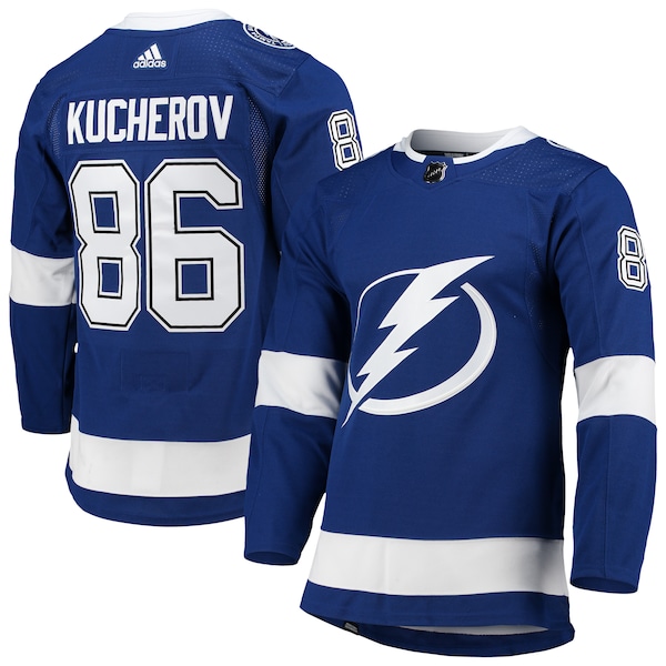 Nikita Kucherov Tampa Bay Lightning adidas Home Primegreen Authentic Player Jersey - Blue