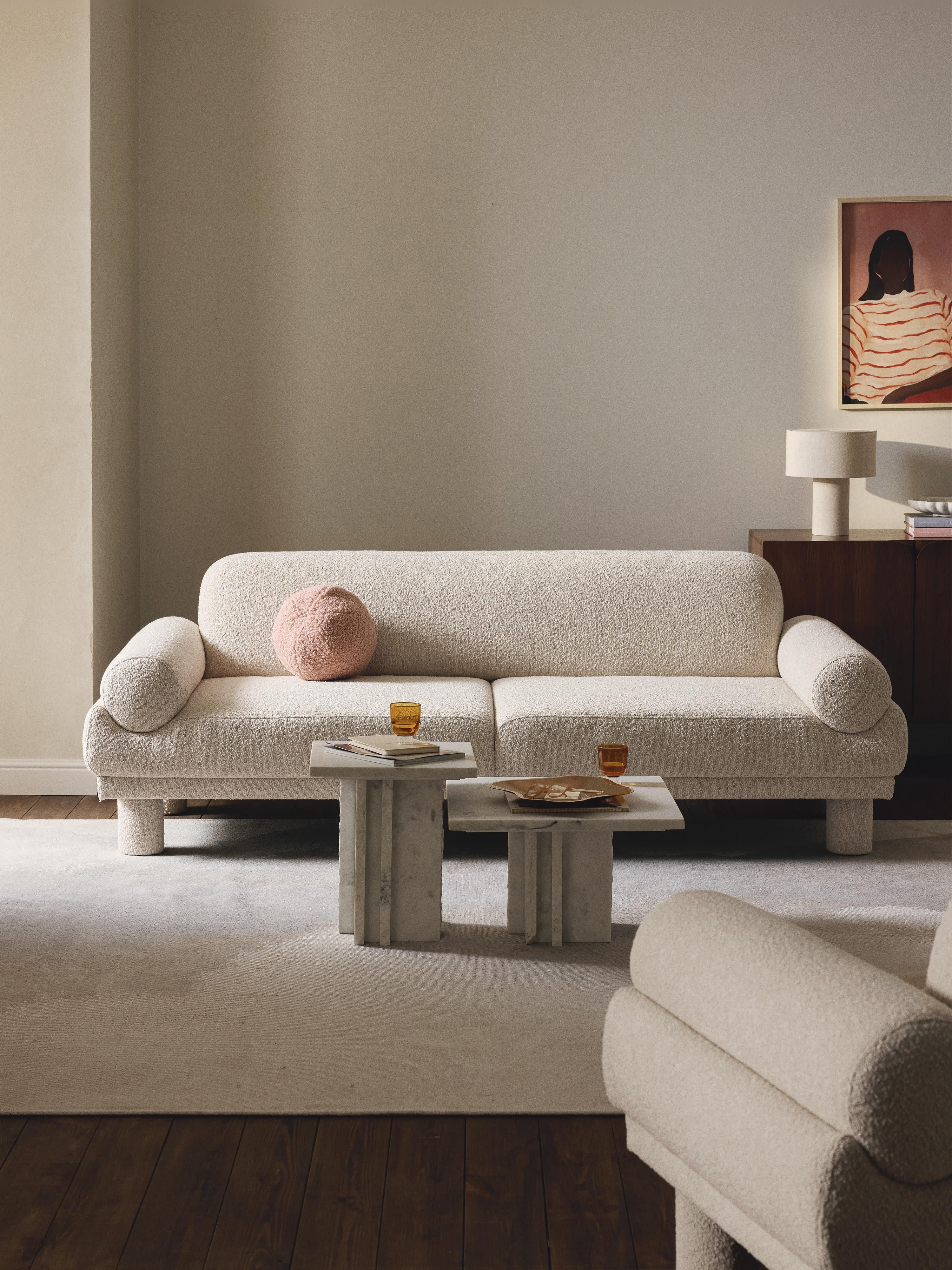 Bouclé-Sofa Lilo (3-Sitzer)