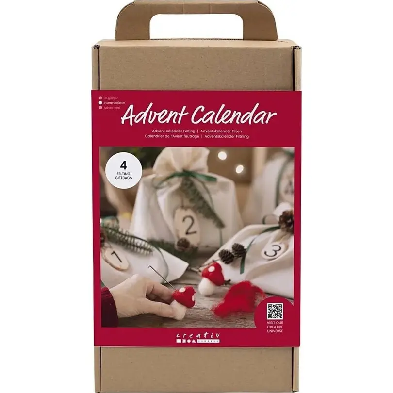 Bastelset 4er-Set Adventskalender