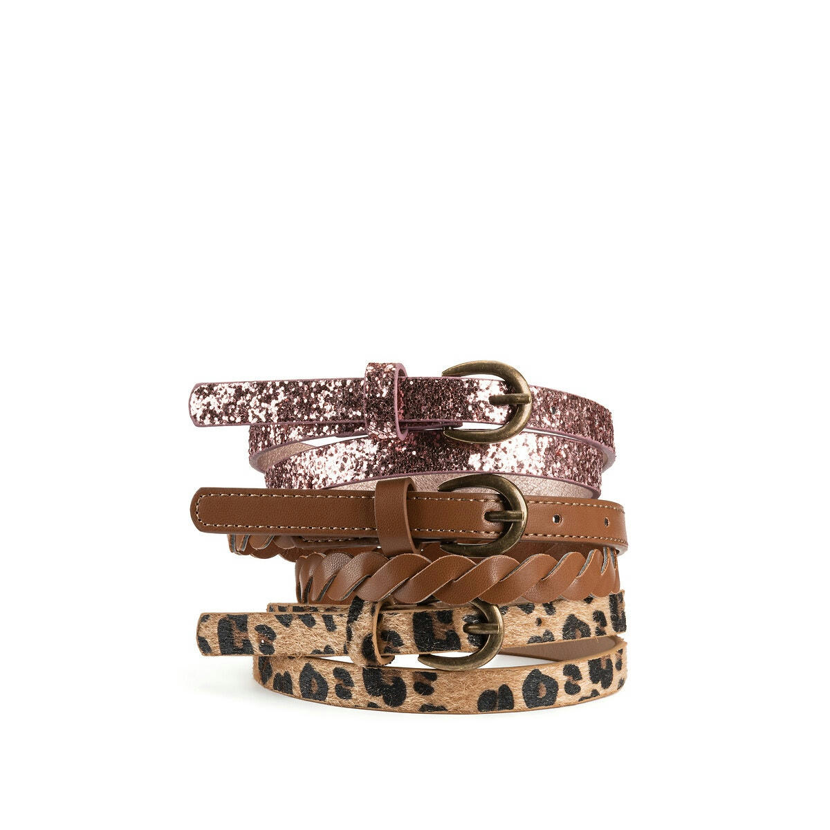 Lot de 3 ceintures fille