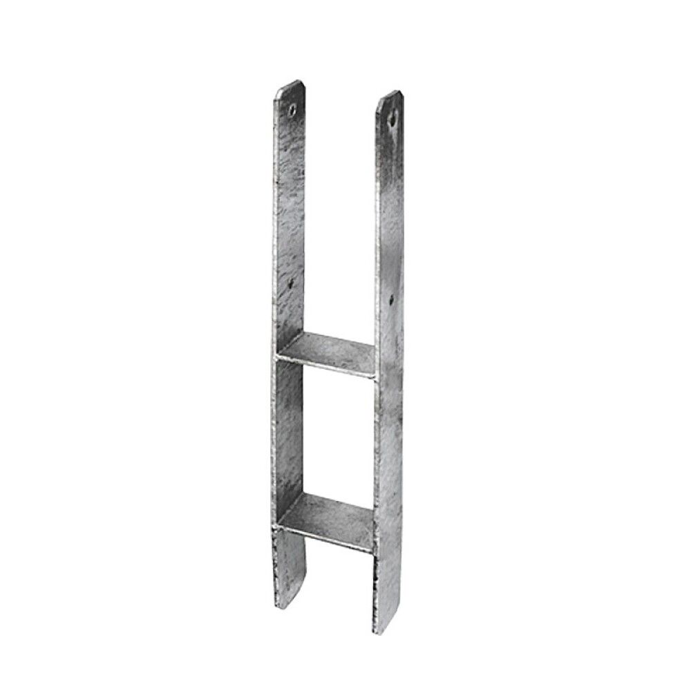 STOLPEFOT STABILIT GALVANISERT H-FORM 101X60X600MM