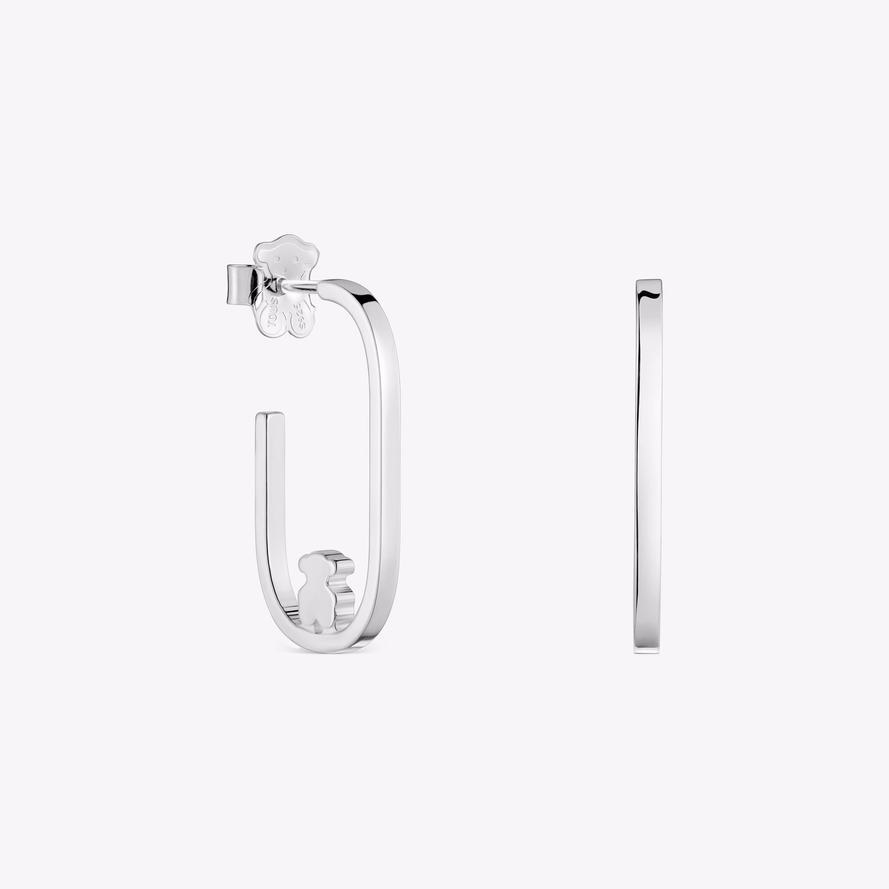 Pendientes aro de plata Camille