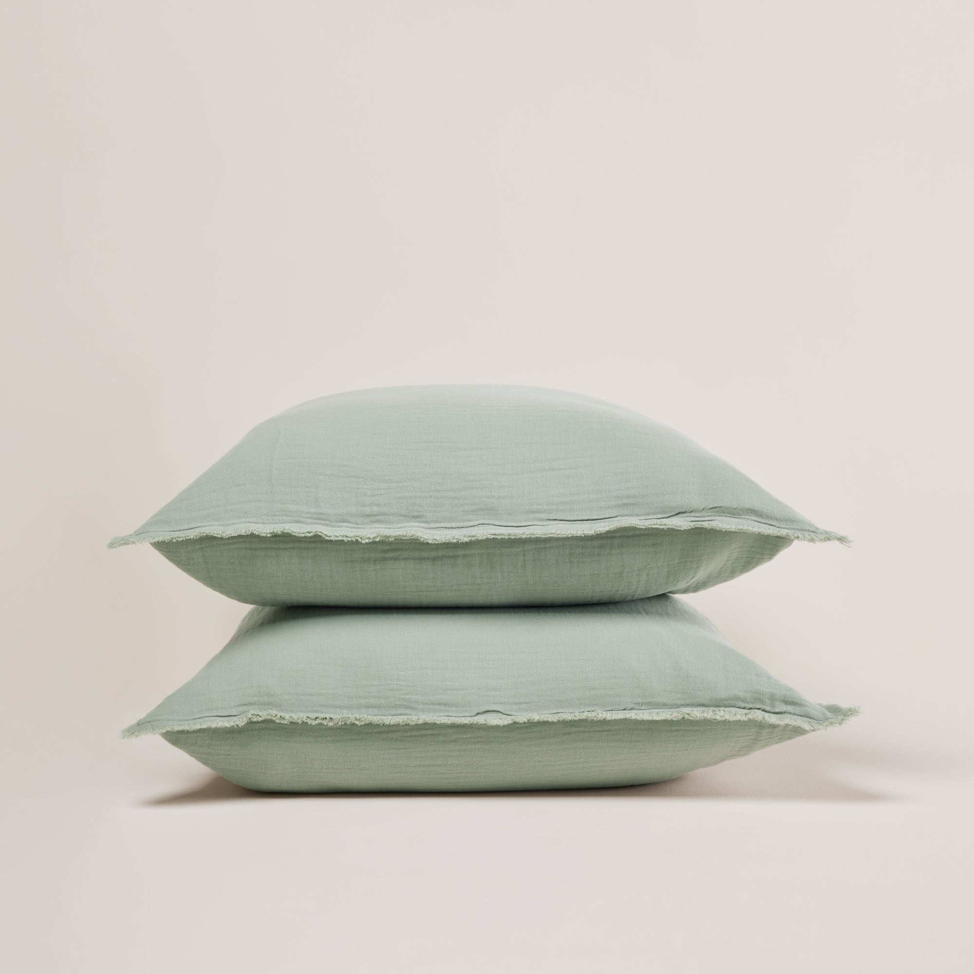 Madura Set van 2 kussenslopen Lou salie 65x65 cm