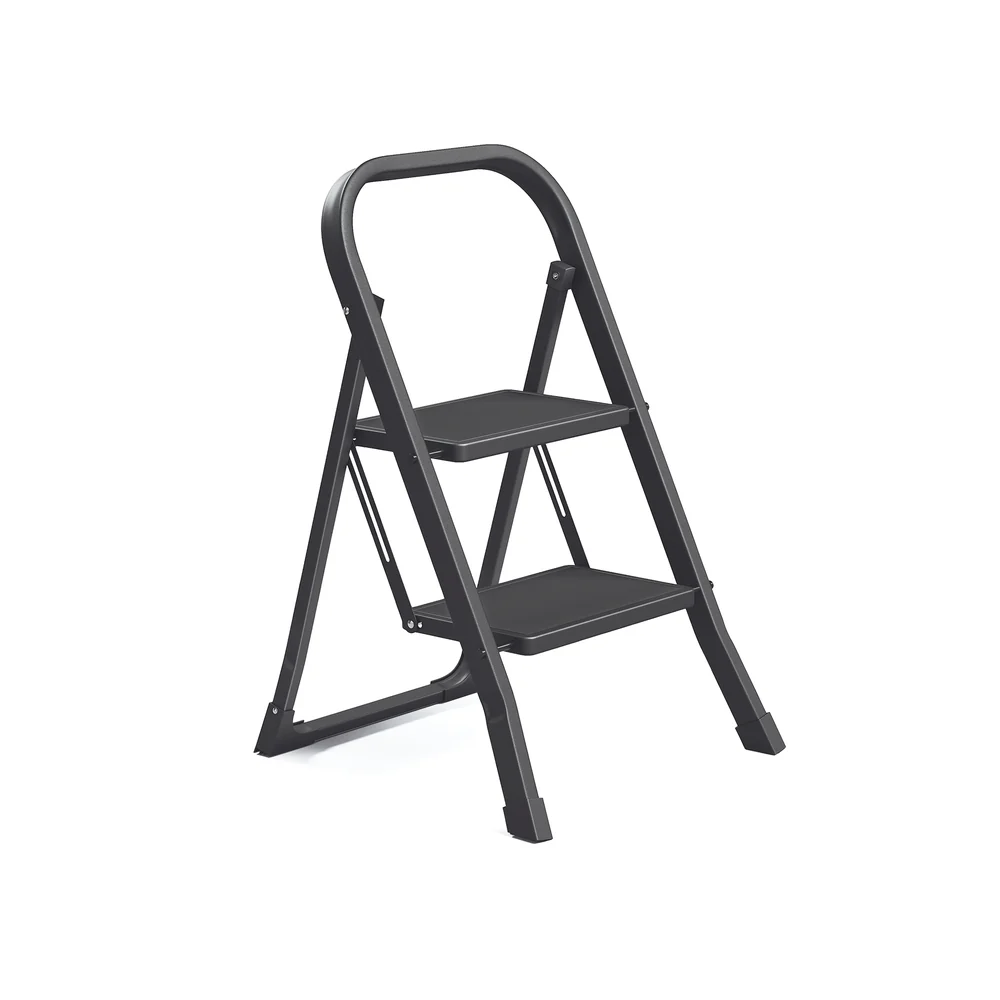 Escabeau Pliable avec échelle Intégrée et Serrure de Sécurité