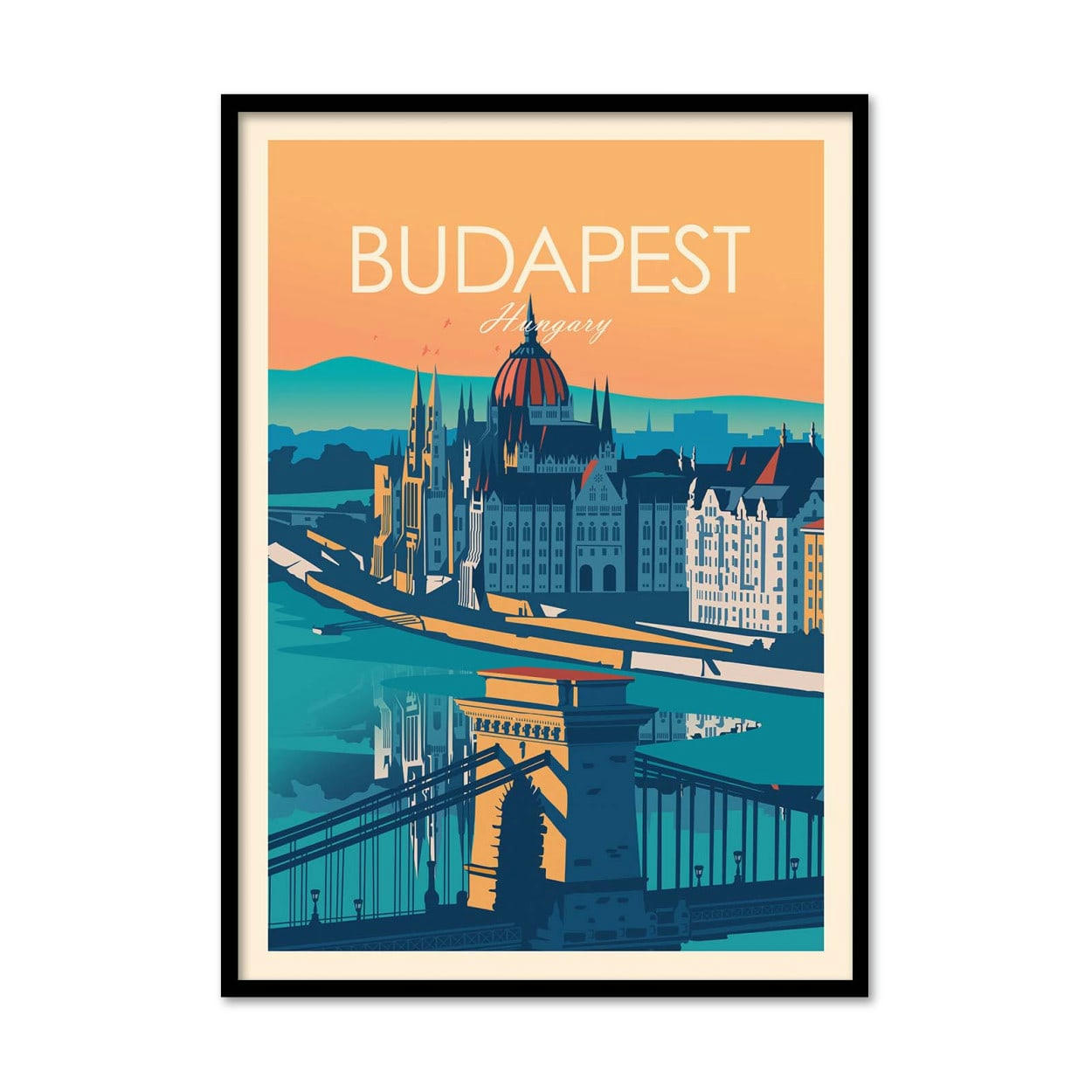 STUDIO INCEPTION - BUDAPEST HUNGARY - STUDIO INCEPTION - Affiche d'art 50 x 70 cm