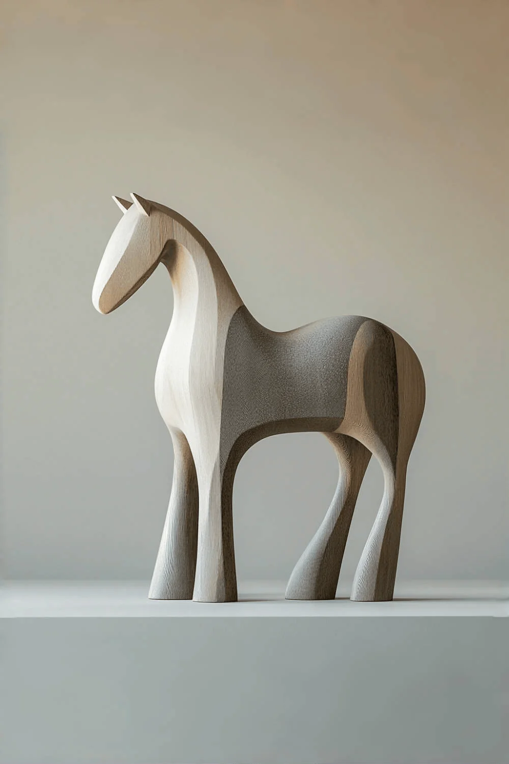 Horse Wood Sculpture #WA055