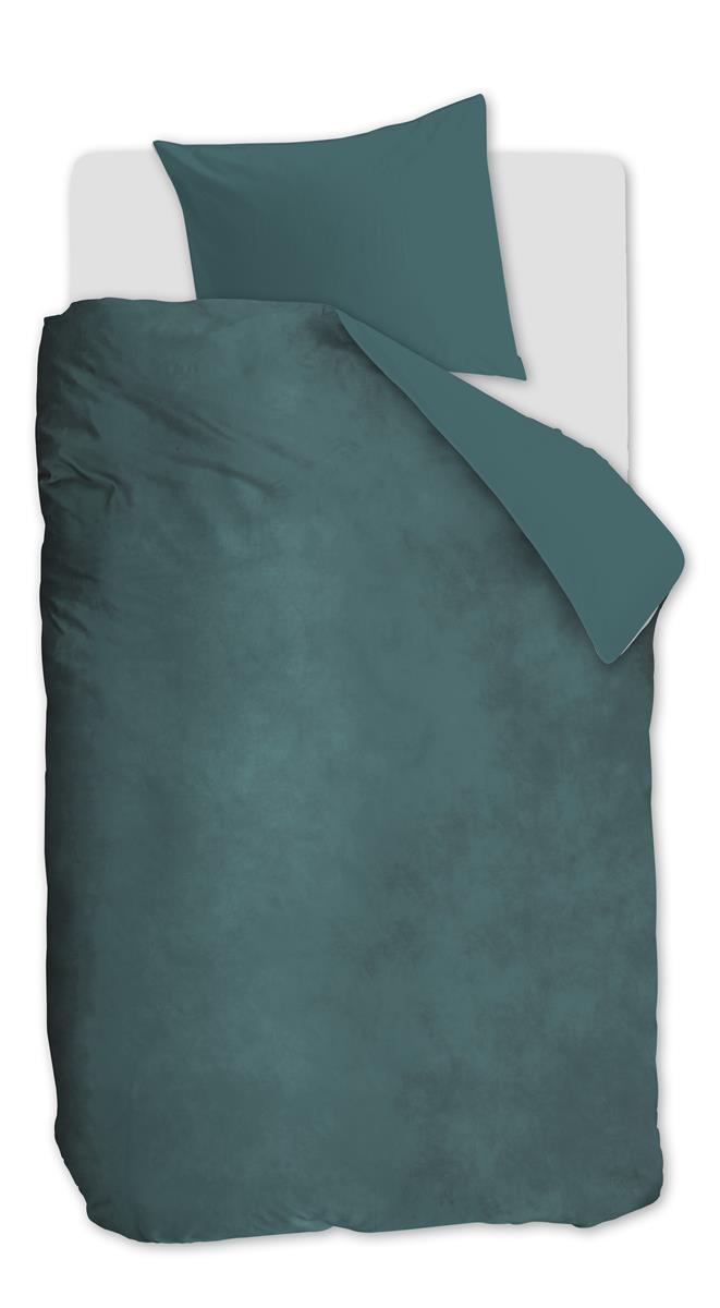 At Home by BeddingHouse dekbedovertrek Tender - 140x200/220 cm - blauw groen