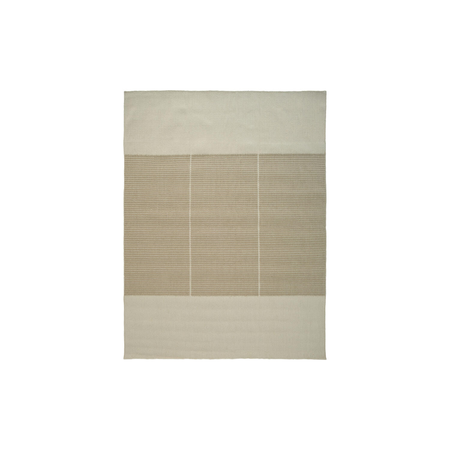 Poetic Grid gulvt&aelig;ppe, beige