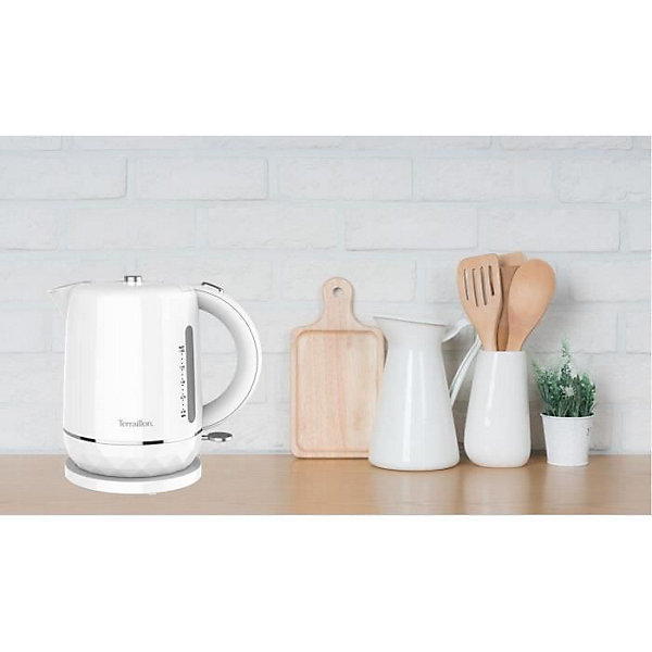 Bouilloire sans fil 1.5l 2200w blanc Terraillon 15351 Diamant