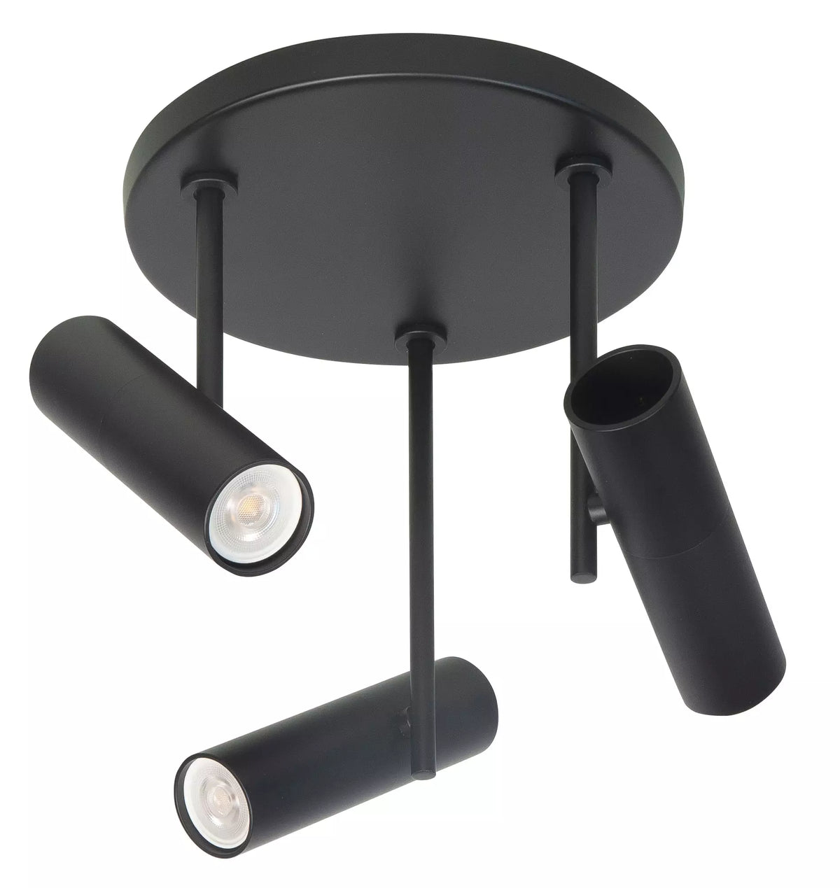 Highlight spot Trend - 3 lichts - 20 x 27  cm - zwart