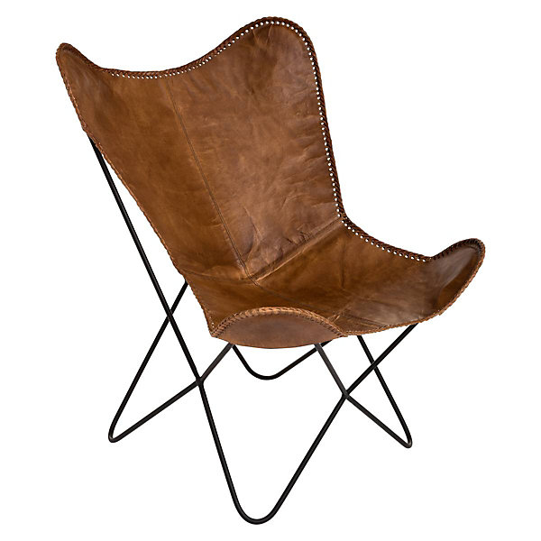 Housse Dario cognac en cuir - Atmosphera