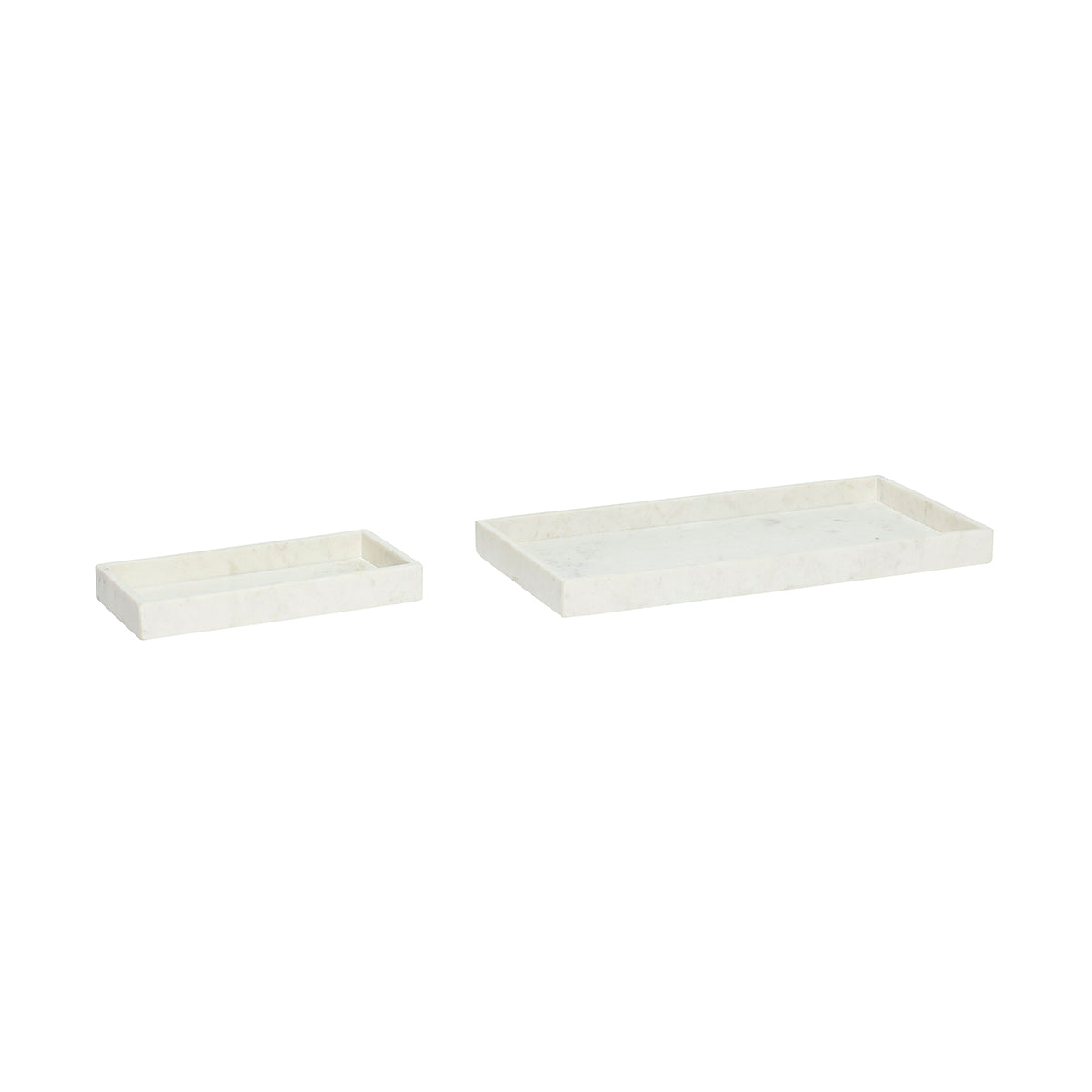 Hübsch bladen Grand - marmer - 30x15xh2cm, 50x25xh4