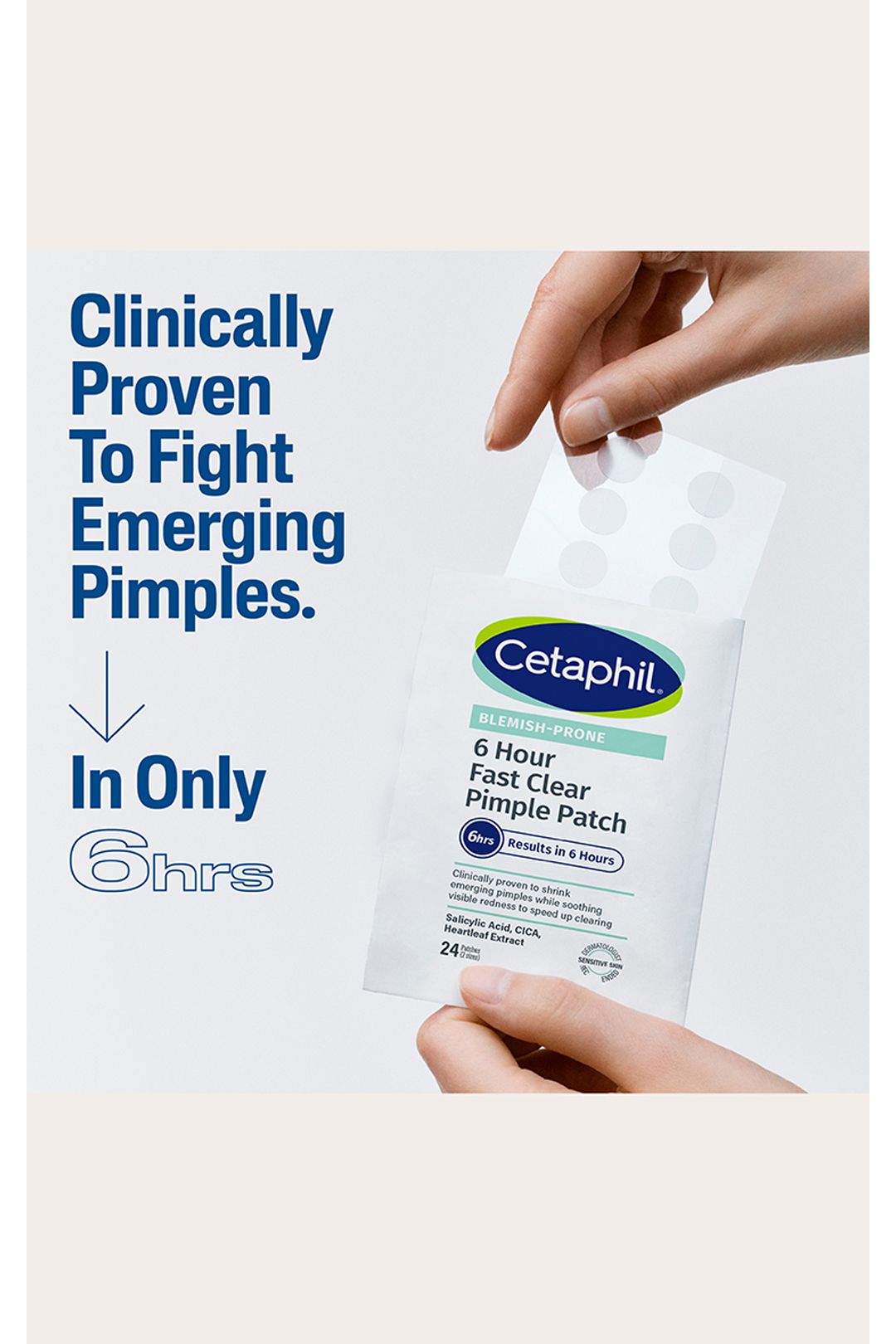 Cetaphil Gentle Clear Pimple Patches, 24 Fast Clear Spot Patches