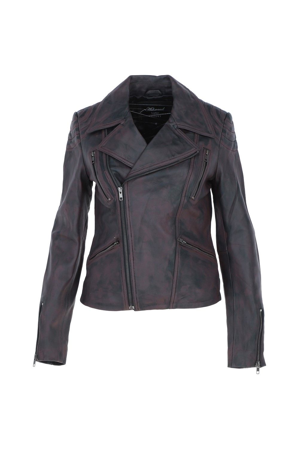 Ashwood Leather Real Leather Antique Biker Jacket