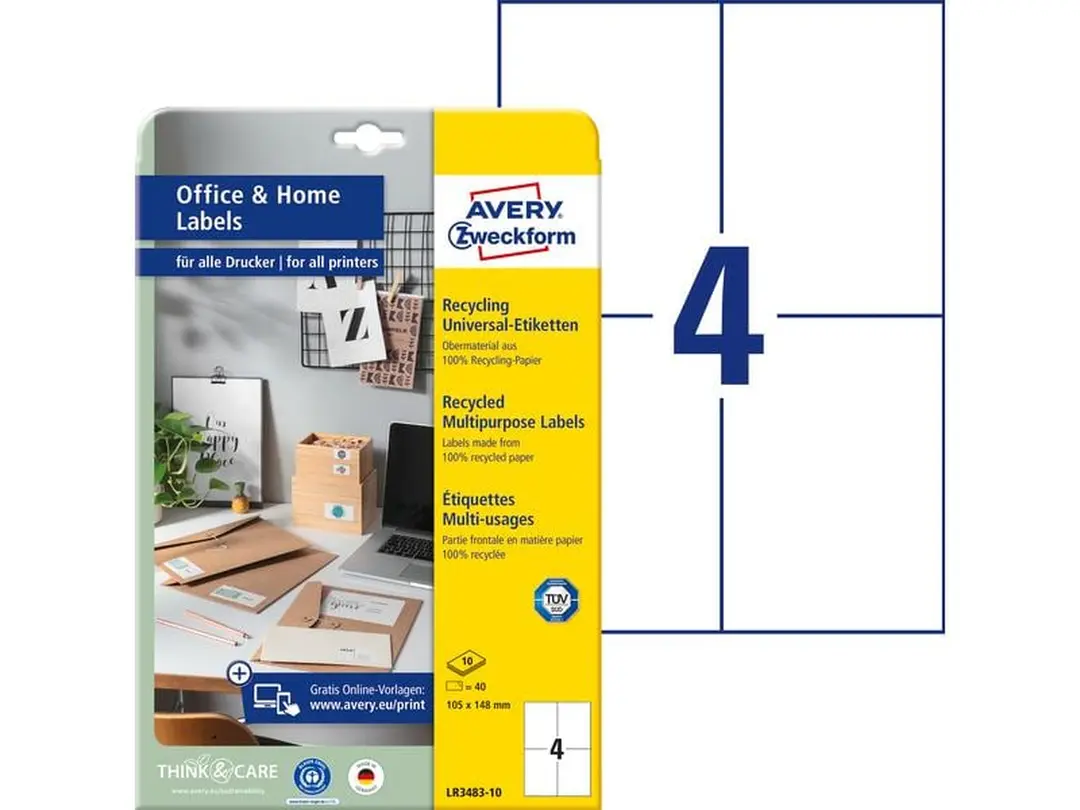 Etiketten 10er-Set Universal-Etiketten