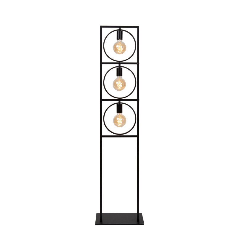 Lampadaire Suus noir E27 3 x 40 W LUCIDE